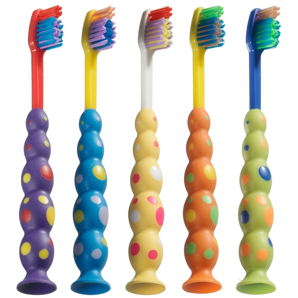 Kid's Suction Cup Toothbrush (144 ct) - Young Specialties