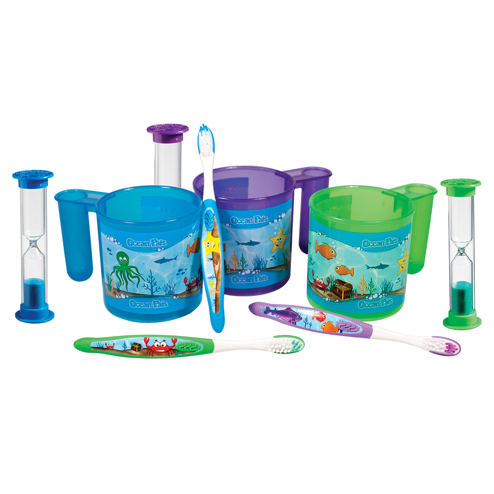 Plak Smacker Ocean Pals® Brushing Cup Set (30 ct) - Young Specialties