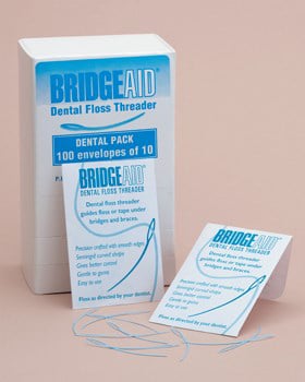 BridgeAid Dental Floss Threader (1,000 ct) | Young Specialties